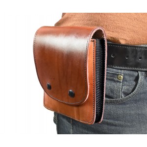 Leather Multipurpose Concealment Case Hidden Handgun Holster for Concealed Carry - Small, 5